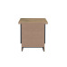 Highgate 2 Drawer Bedside (Navy & Oak)