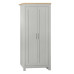 Highgate 2 Door Wardrobe (Grey & Oak)