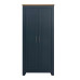 Highgate 2 Door Wardrobe (Navy & Oak)