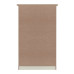 Highgate 3 Door Wardrobe (Cream & Oak)