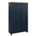 Highgate 3 Door Wardrobe (Navy & Oak)