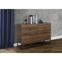 Houston 4 Door Wardrobe (Walnut)