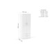 Lynx 2 Door Combi Wardrobe (White) 