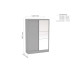 Lynx Sliding Wardrobe with Mirror (4 Colours) 