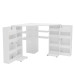 Olivia Corner Dressing Table (White)
