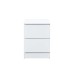 Oslo 2 Drawer Bedside (White)
