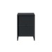 Oslo 3 Drawer Bedside (Black)