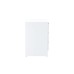 Oslo 3 Drawer Bedside (White)