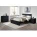 Oslo 3 Drawer Chest (Black)