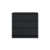 Oslo 3 Drawer Chest (Black)
