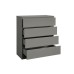 Oslo 4 Drawer Chest (Grey)