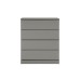 Oslo 4 Drawer Chest (Grey)