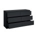 Oslo 6 Drawer Chest (Black)