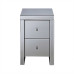 Seville 2 Drawer Bedside (Assembled)