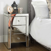 Seville 3 Drawer Bedside (Assembled)  