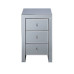 Seville 3 Drawer Bedside (Assembled)  