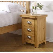 Woburn Oak Small Bedside (Assembled)