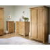 Woburn Oak 4 Drawer Narrow Chest (Assembled)