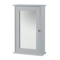 Alaska Grey Wall Mirrored Cabinet (Grey)