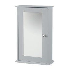 Alaska Grey Wall Mirrored Cabinet (Grey)