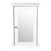 Alaska Wall Mirrored Cabinet (White)