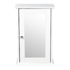Alaska Wall Mirrored Cabinet (White)