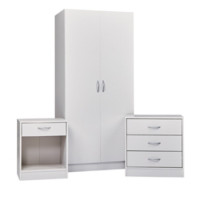 Delta Bedroom Set (White)
