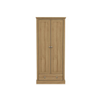 Devon 2 Door + 1 Drawer Wardrobe (Oak)