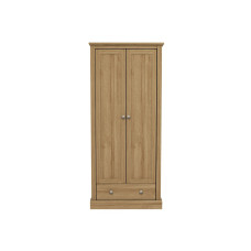 Devon 2 Door + 1 Drawer Wardrobe (Oak)