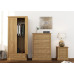 Devon 3 Door + 2 Drawer Wardrobe (Oak) 