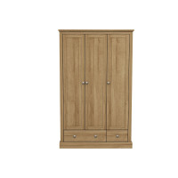 Devon 3 Door + 2 Drawer Wardrobe (Oak) 