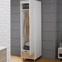 Stockholm 1 Door Wardrobe