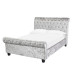 Isabella Sleigh Bed (Silver) 