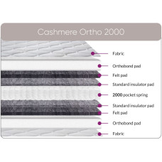 Cashmere Ortho 2000 Mattress